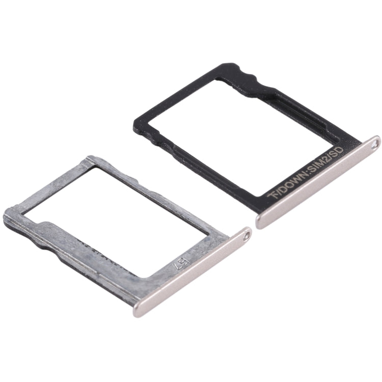 SIM Card Tray + SIM Card / Micro SD Card Tray for Huawei Enjoy 5S (Gold)