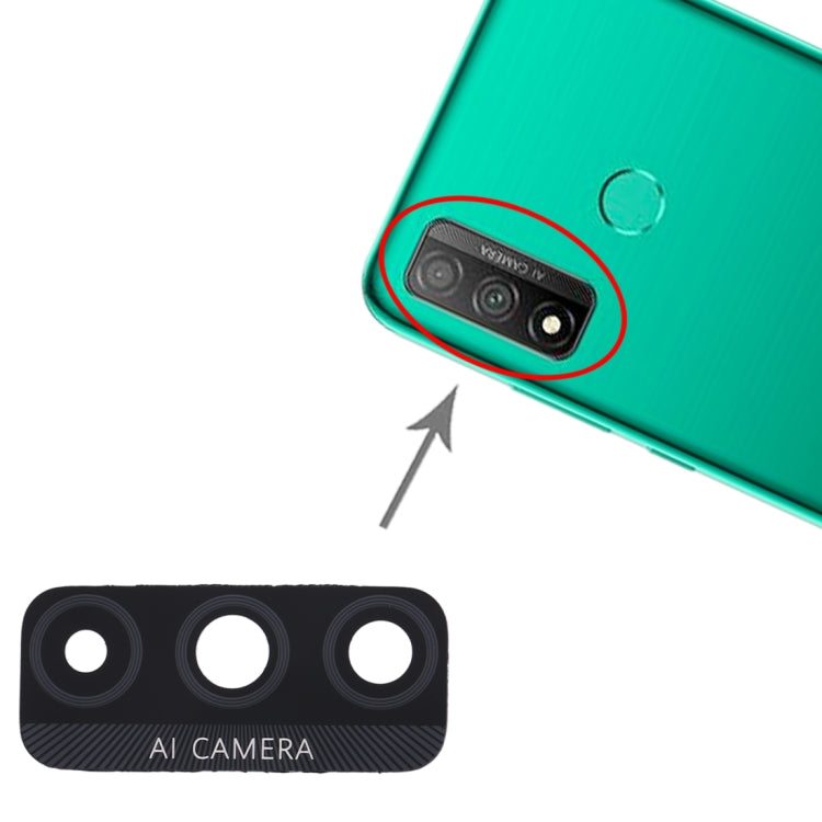 Lentille de caméra arrière 10 pièces pour Huawei P Smart 2020