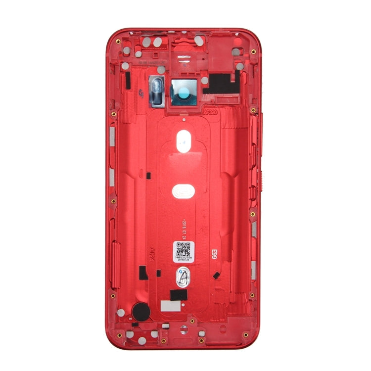 Couverture complète (plaque de cadre de lunette de boîtier avant LCD + couvercle de batterie) pour HTC 10/One M10 (rouge)