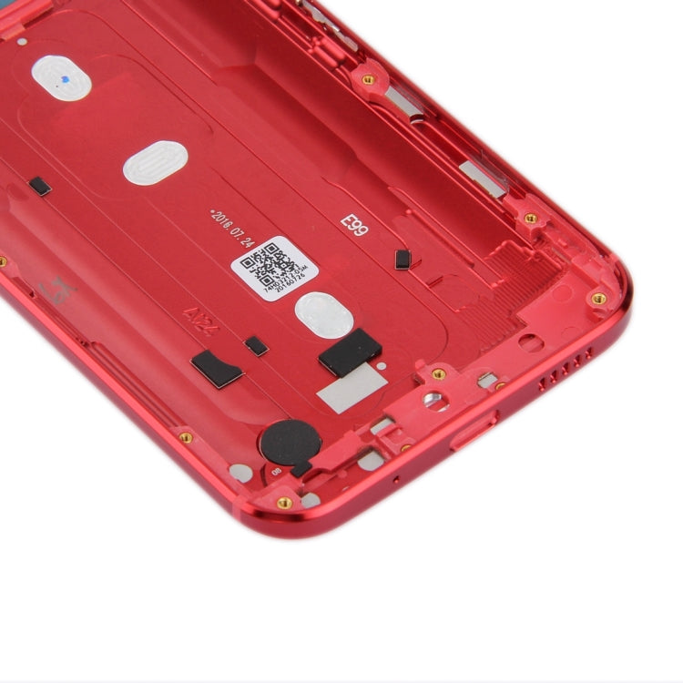 Cubierta Completa (LCD Marco del Bisel Frontal de la Carcasa Placa + Tapa de Batería) Para HTC 10 / Uno M10 (Rojo)