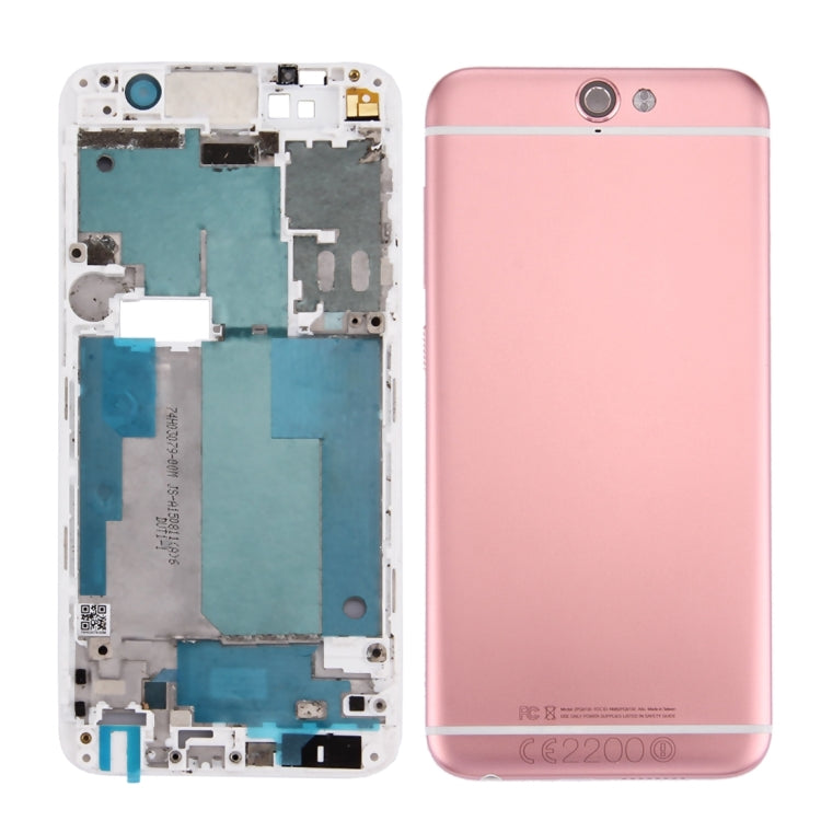 Full Housing Cover (Front Housing LCD Frame Bezel Plate + Back Housing) For HTC One A9 (Pink)