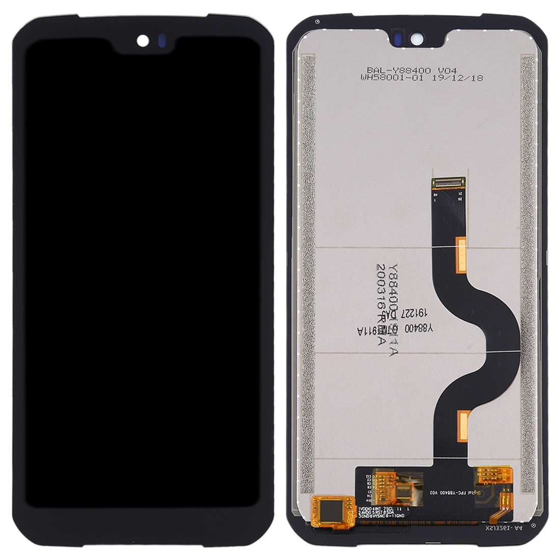 Ecran LCD + Numériseur Tactile Doogee S68 Pro Noir