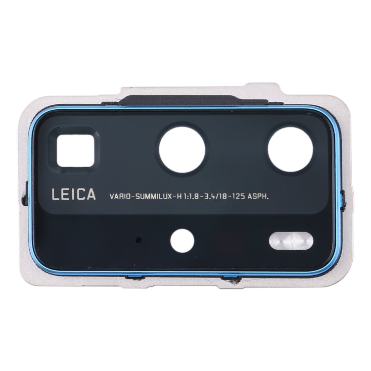 Couvercle d'objectif d'appareil photo d'origine pour Huawei P40 Pro (Bleu)