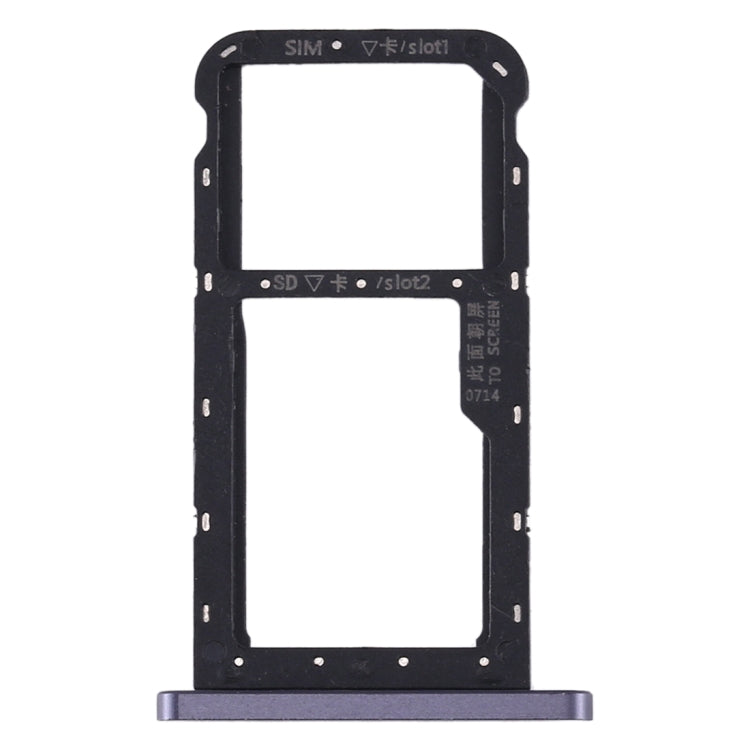 SIM Card Tray + Micro SD Card Tray for Huawei MediaPad M6 10.8 (Black)