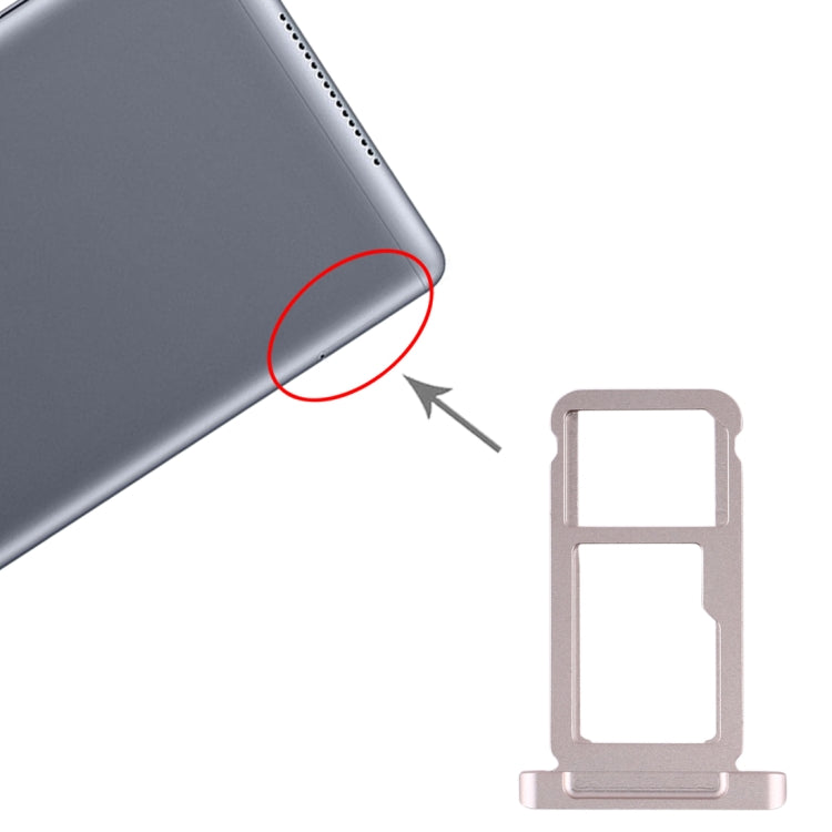 Bandeja de Tarjeta SIM + Bandeja de Tarjeta Micro SD Para Huawei MediaPad M5 10 (Versión 4G) (Dorado)