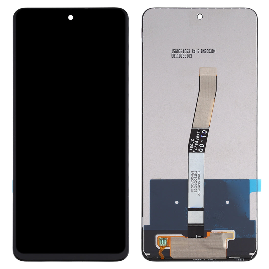 LCD Screen + Touch Digitizer Xiaomi Redmi Note 9S Redmi Note 9 Pro Black