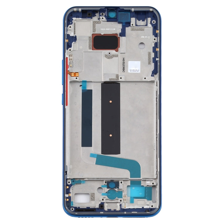 Plaque de lunette de cadre moyen d'origine pour Xiaomi MI 10 Lite 5G / MI 10 Youth 5G M2002J9G (Bleu)