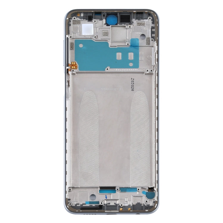 Original Front Housing LCD Frame Bezel Plate for Xiaomi Redmi Note 9S / Note 9 Pro (India) / Note 9 Pro Max (Silver)