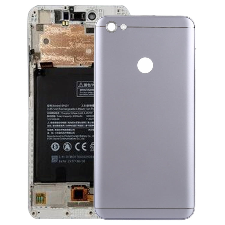 Carcasa Trasera con Teclas Laterales Para Xiaomi Redmi Note 5A Prime (Gris)