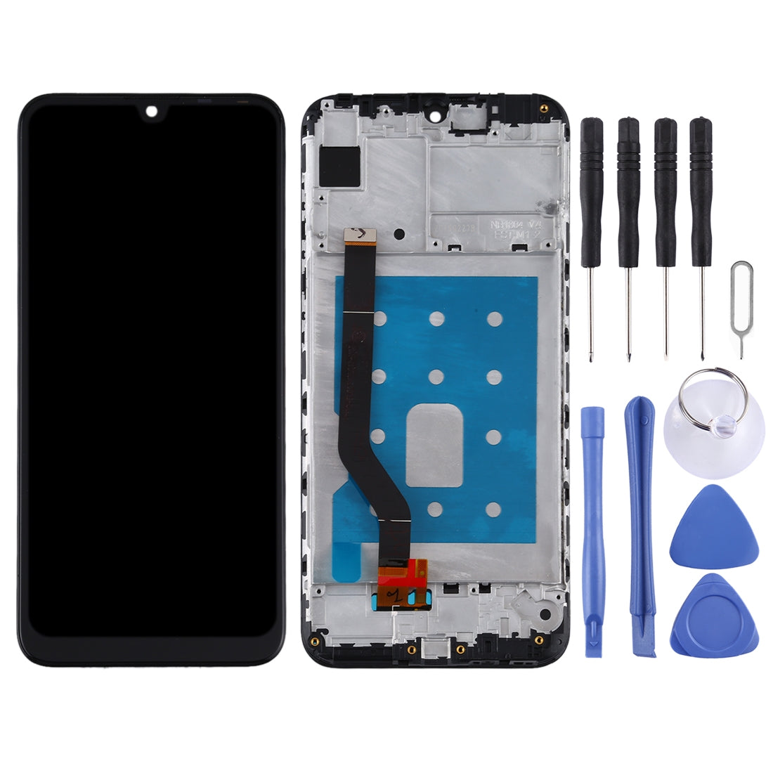 Pantalla Completa LCD + Tactil + Marco Huawei Y7 Pro (2019) Negro