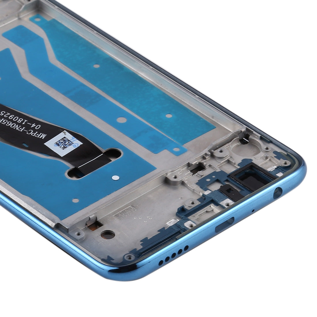 Ecran complet LCD + Tactile + Châssis Huawei Y9 (2019) Bleu