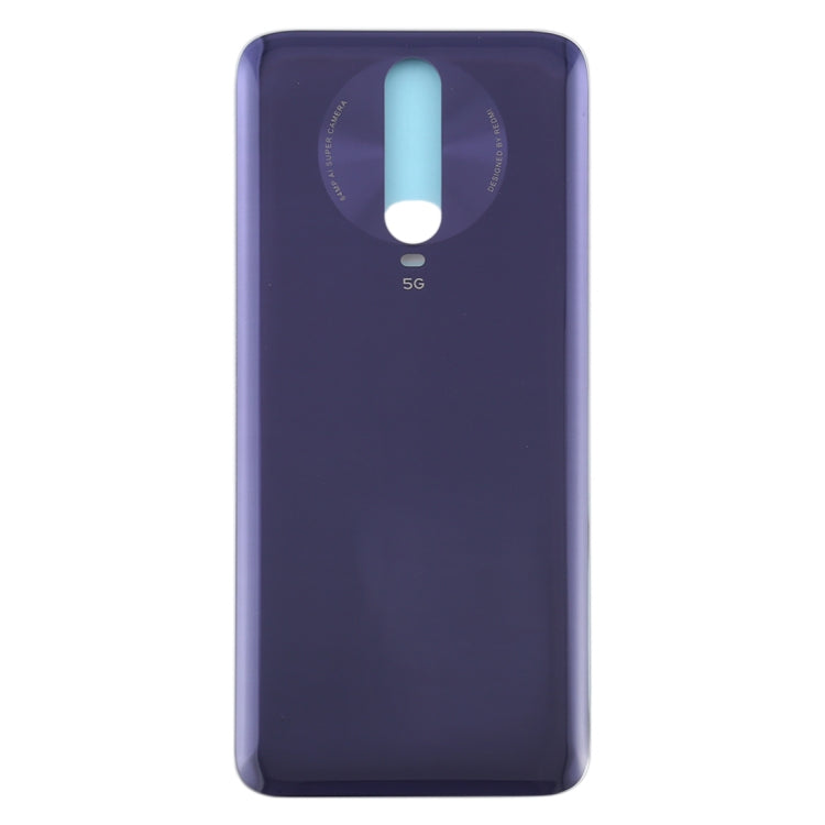 Glass Material Battery Back Cover for Xiaomi Redmi K30 5G (Purple)