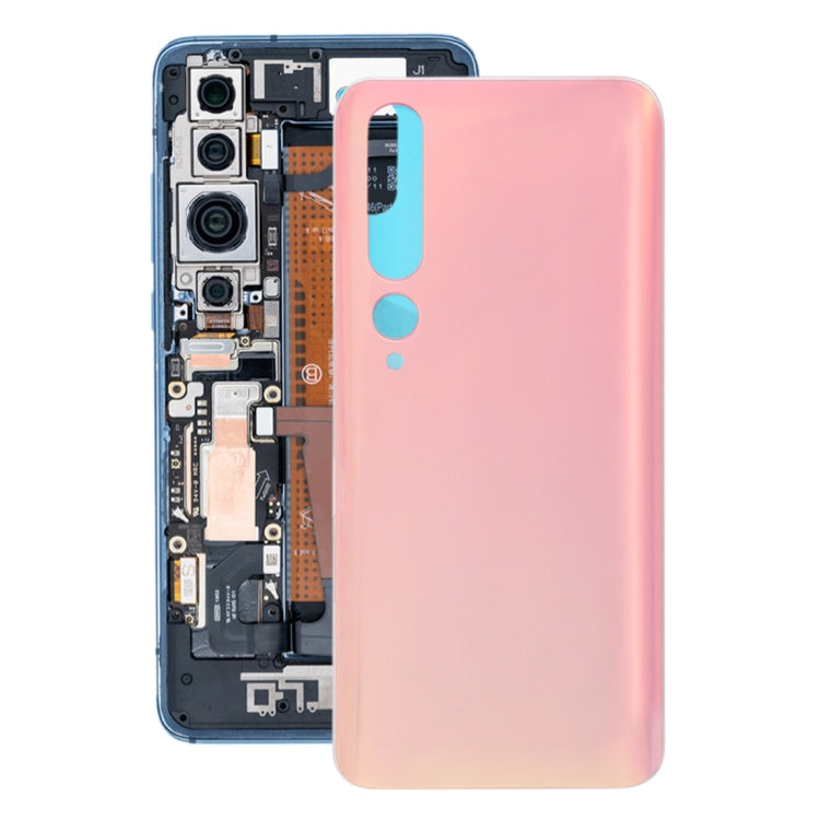 Glass Material Battery Back Cover for Xiaomi MI 10 5G (Pink)
