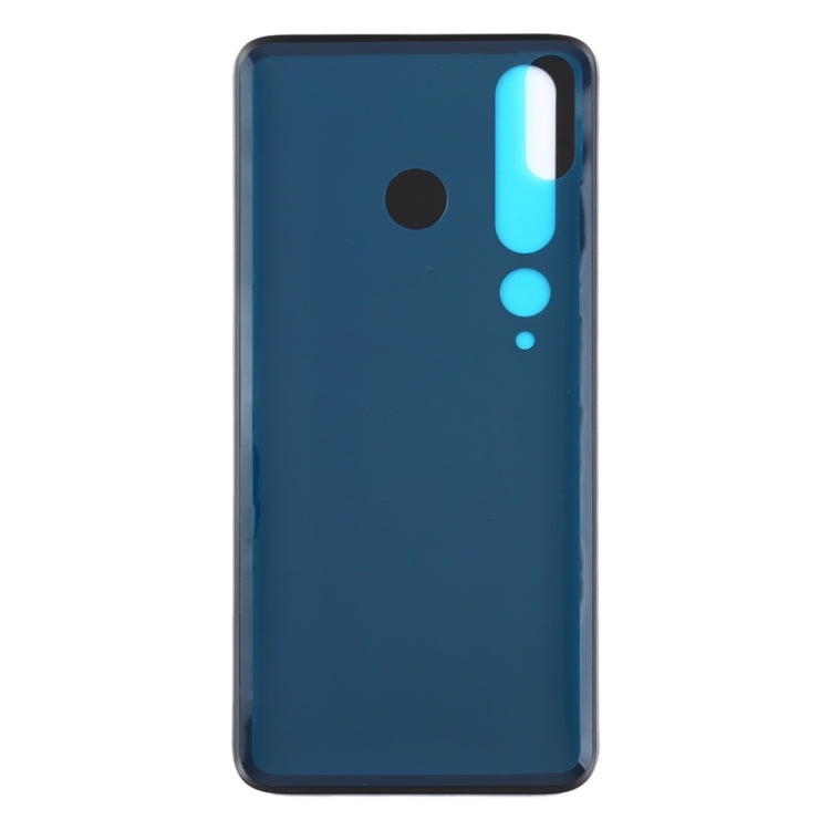 Tapa Trasera de Batería de Material de Cristal Para Xiaomi MI 10 5G (Azul)