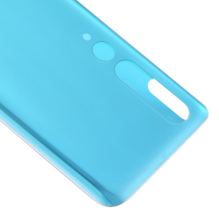 Glass Material Battery Back Cover for Xiaomi MI 10 5G (Blue)