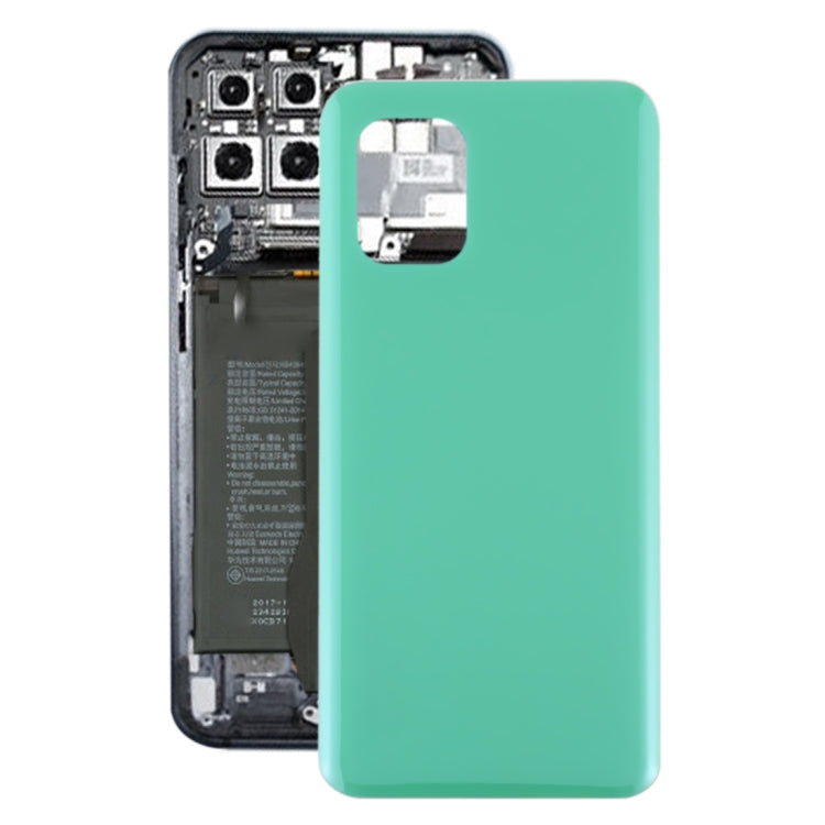 Glass Material Battery Back Cover for Xiaomi MI 10 Lite 5G / MI 10 Youth 5G (Green)