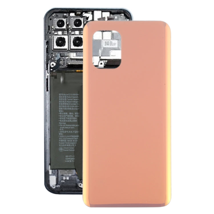 Glass Material Battery Back Cover for Xiaomi MI 10 Lite 5G / MI 10 Youth 5G (Gold)