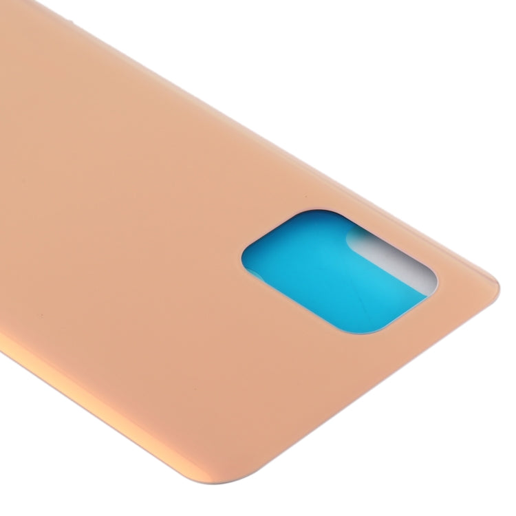 Tapa Trasera de Batería de Material de Cristal Para Xiaomi MI 10 Lite 5G / MI 10 Youth 5G (Dorado)