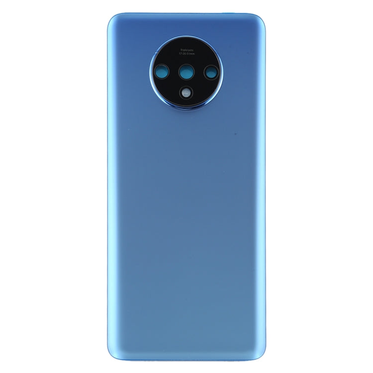 Original Battery Back Cover with Camera Lens Cover for OnePlus 7T (Blue)