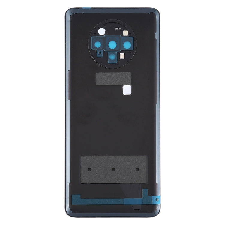 Couvercle arrière de batterie d'origine avec couvercle d'objectif d'appareil photo pour OnePlus 7T (bleu)