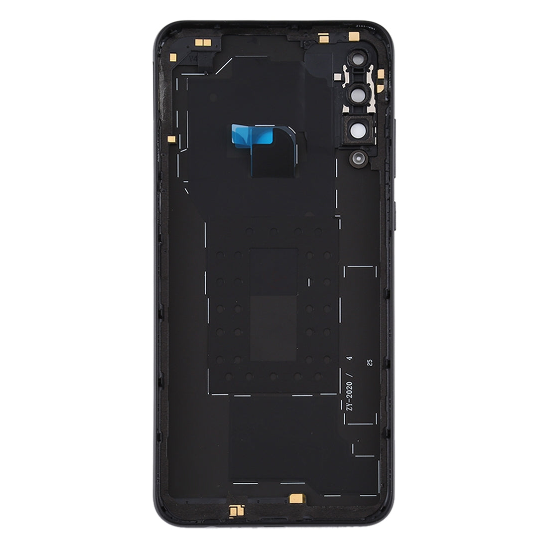 Battery Cover Back Cover + Rear Camera Lens Huawei Y6p Black