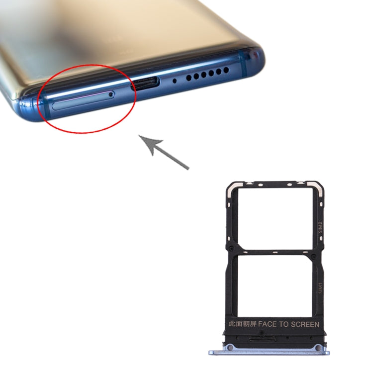 SIM Card Tray + SIM Card Tray For Xiaomi MI 10 (Grey)