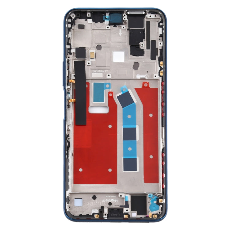 Plaque de cadre central d'origine pour Huawei Honor X10 5G (bleu)