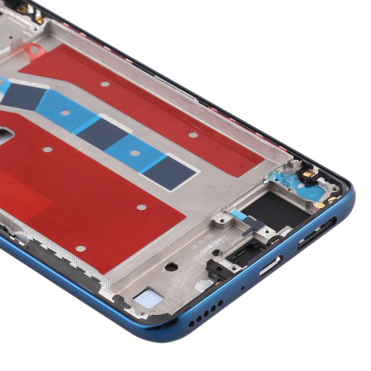 Placa de Bisel de Marco Medio Original Para Huawei Honor X10 5G (Azul)