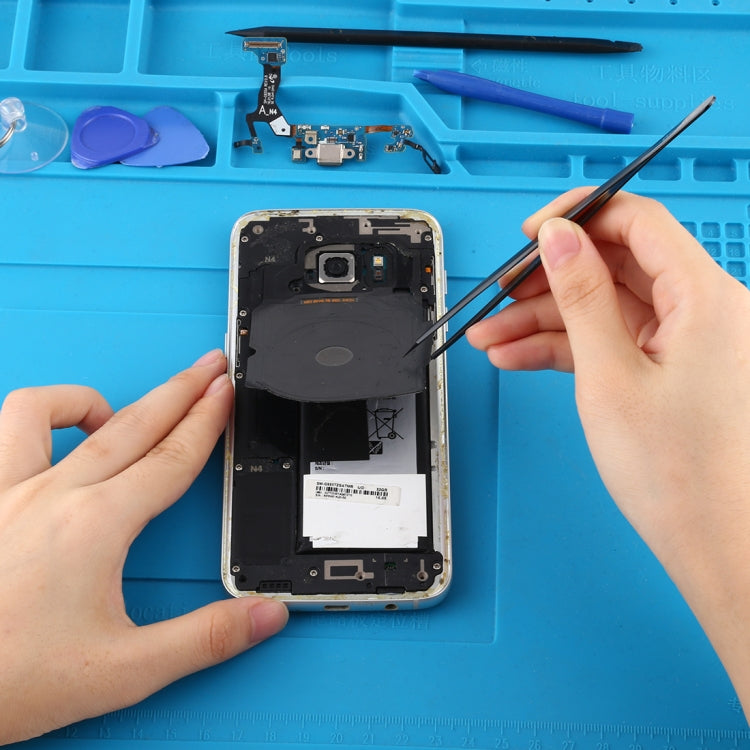 QIANLI iNeeZy Outil de réparation de téléphone portable Pince à épiler manuelle en acier inoxydable