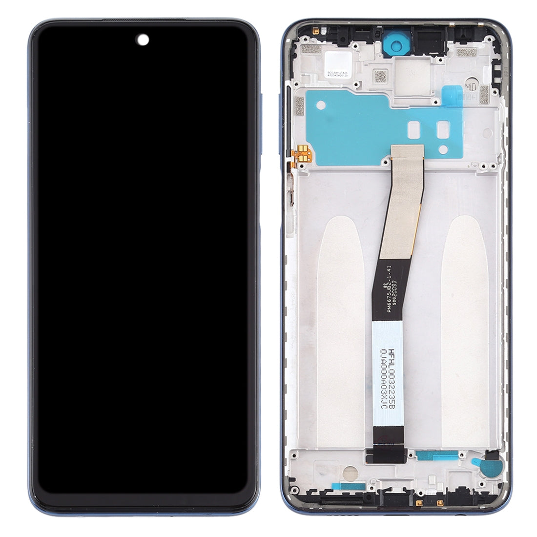 Pantalla Completa LCD + Tactil + Marco Xiaomi Redmi Note 9S Negro