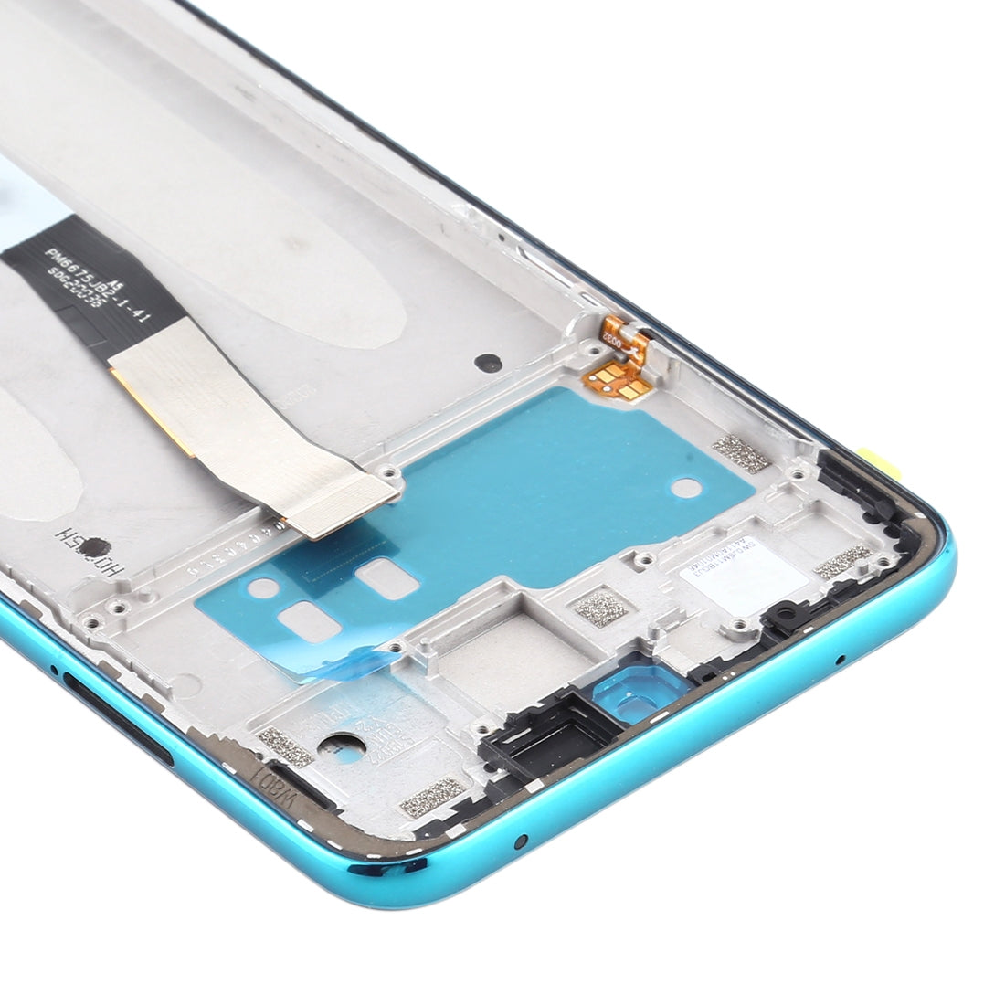 Ecran Complet LCD + Tactile + Châssis Xiaomi Redmi Note 9S Bleu