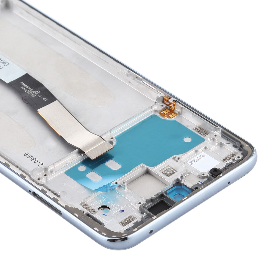 Pantalla Completa LCD + Tactil + Marco Xiaomi Redmi Note 9S Plateado