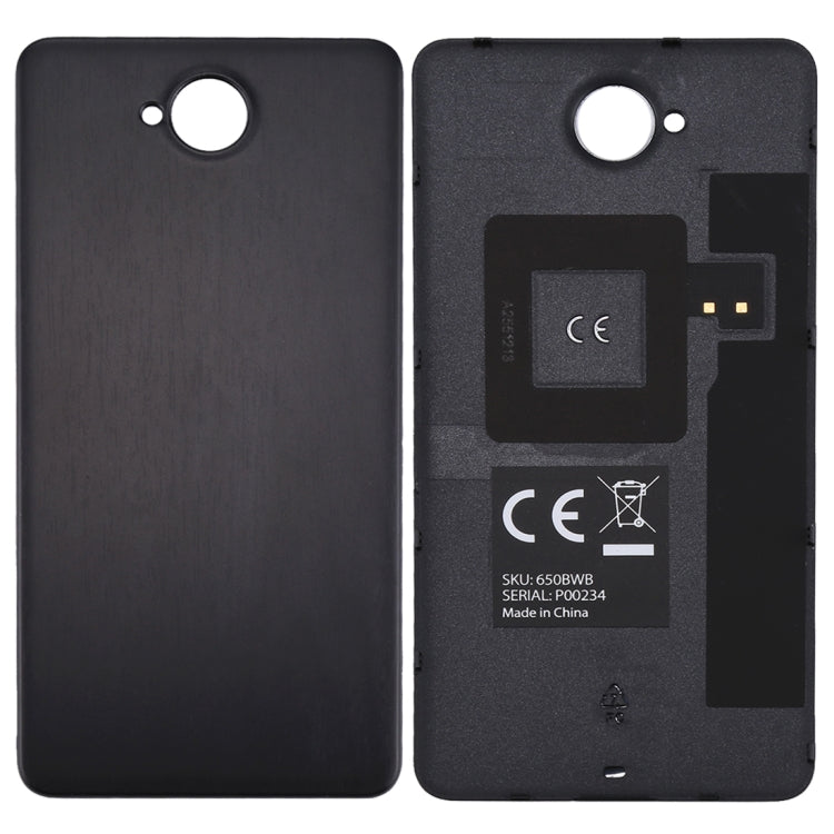 Microsoft Lumia 650 Couvercle de batterie texturé en bois avec étiquette NFC