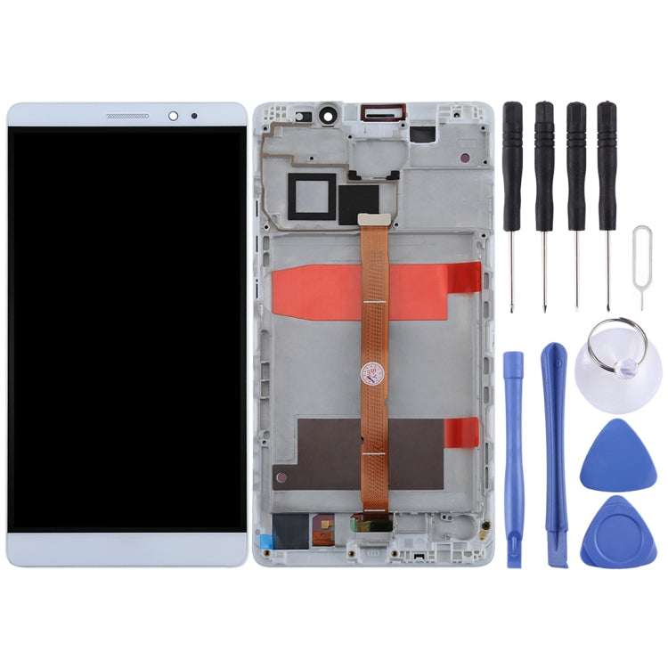 Huawei Mate 8 LCD Screen and Digitizer Full Assembly with Frame (White)