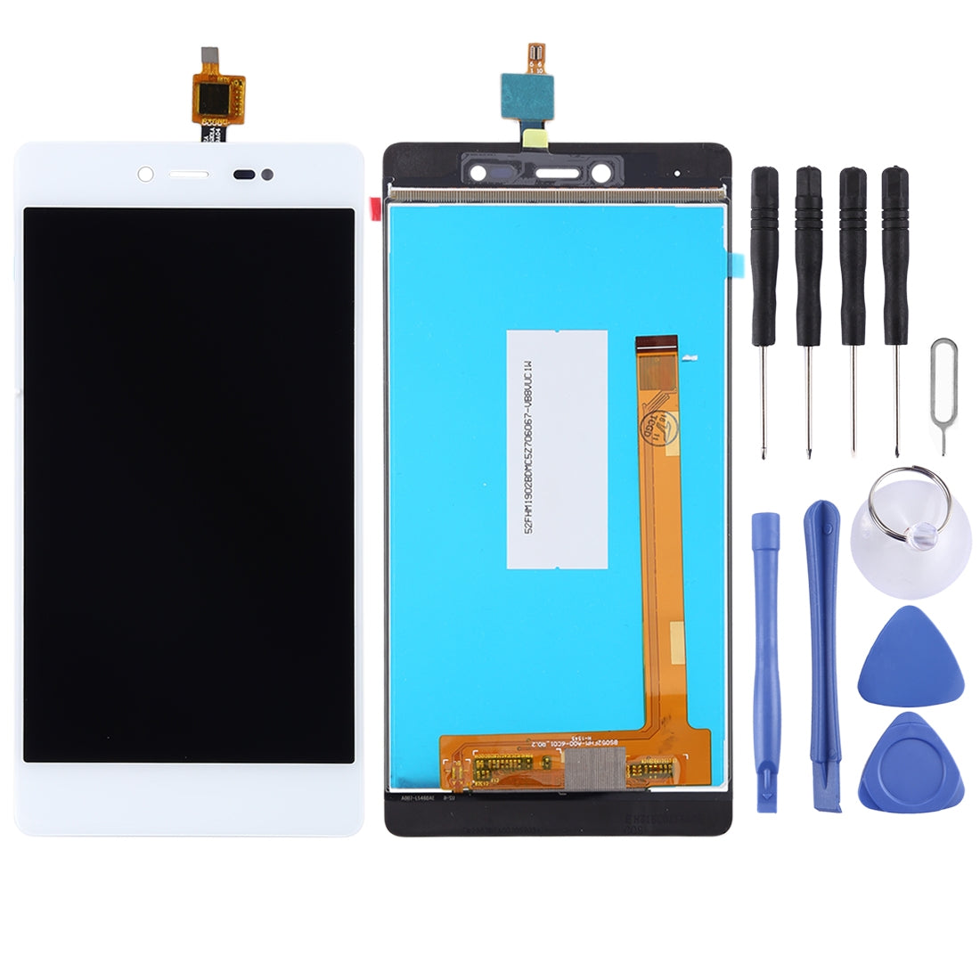 LCD Screen + Touch Digitizer Wiko Fever 4G White