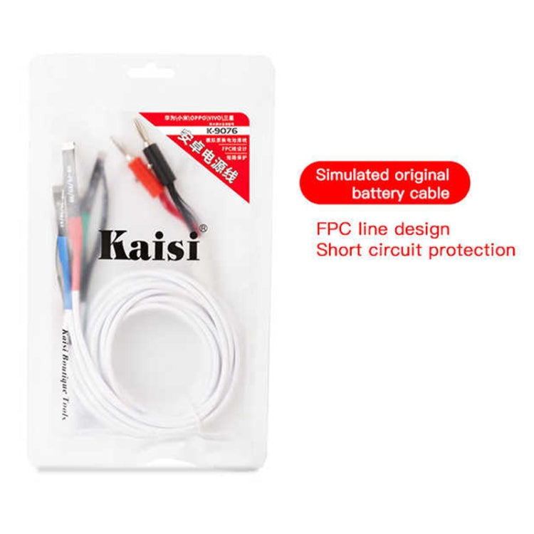 Kaisi K-9076 câble d'alimentation de maintenance du câble de démarrage pour Huawei Samsung Xiaomi etc.
