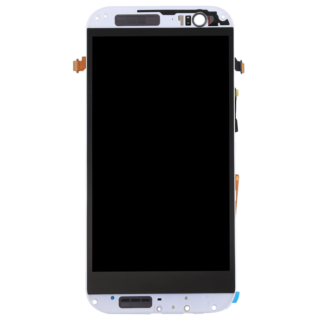 Ecran Complet LCD + Tactile + Châssis HTC One M8 Double SIM Blanc