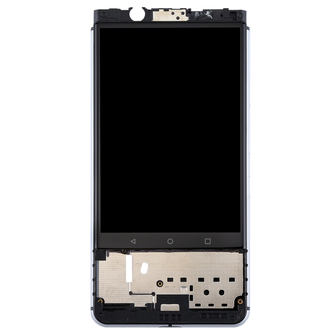 Pantalla Completa LCD + Tactil + Marco BlackBerry Key One Plateado