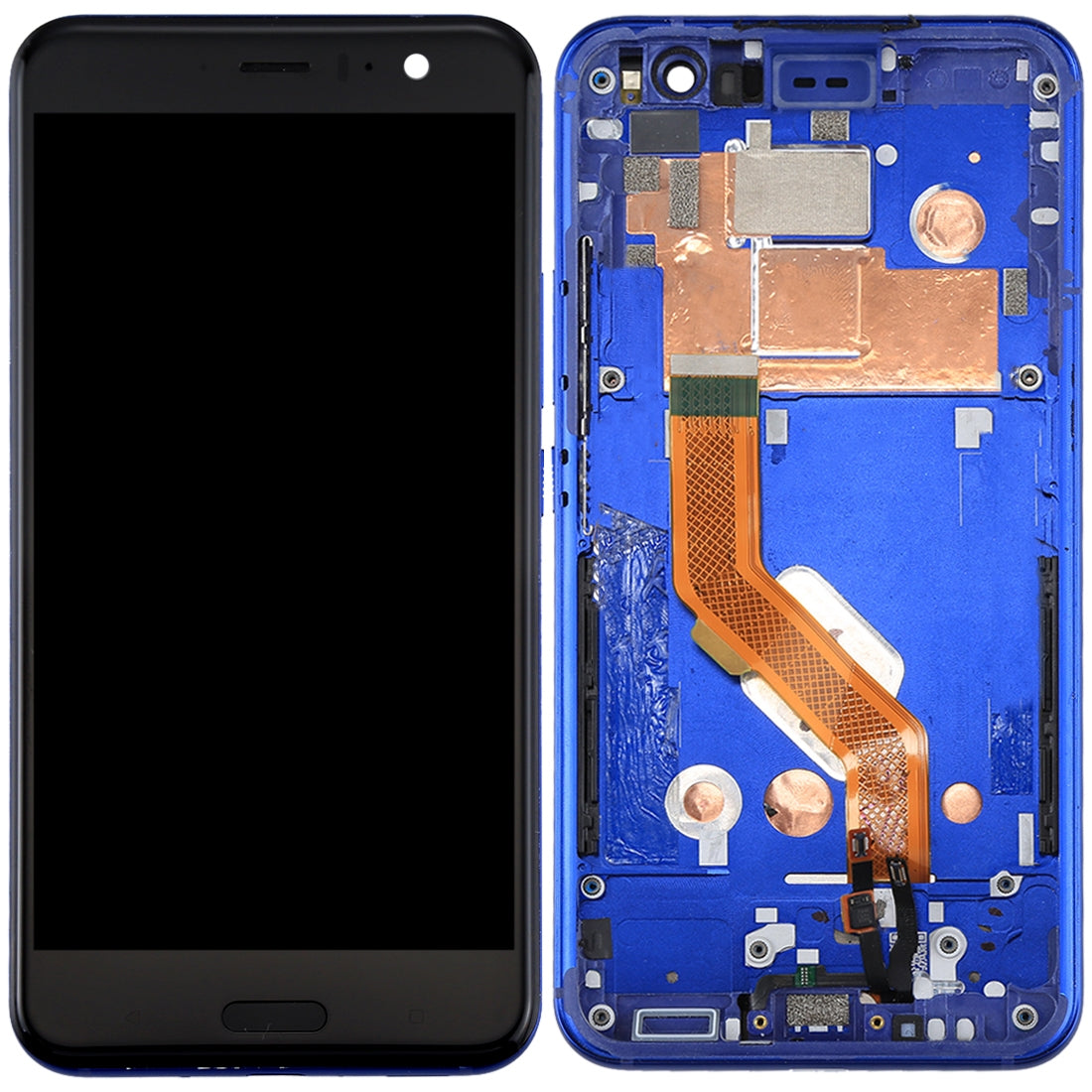 Ecran Complet LCD + Tactile + Châssis HTC U11