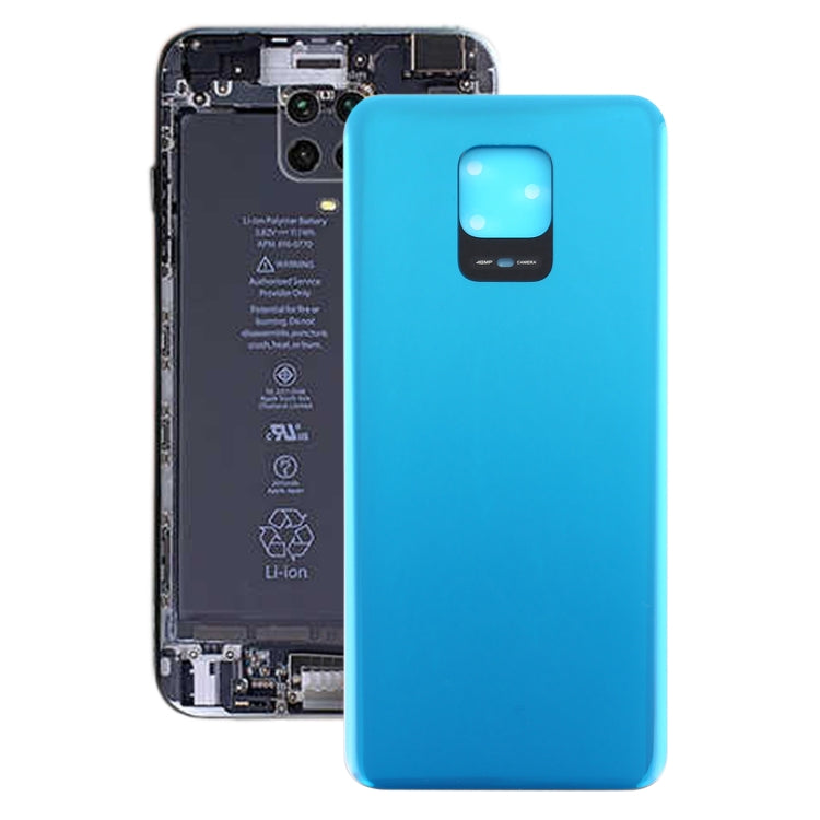 Tapa Trasera de Batería Original Para Xiaomi Redmi Note 9S / Redmi Note 9 Pro (India) / Redmi Note 9 Pro Max (Azul)
