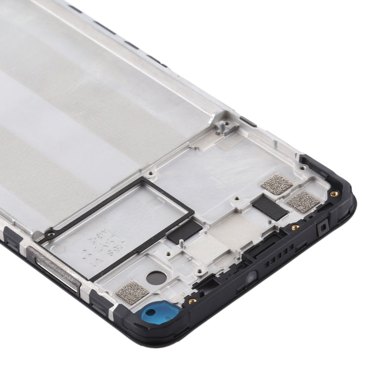 Plaque de cadre LCD du boîtier avant pour Xiaomi Redmi Note 9 / Redmi 10X 4G (Noir)