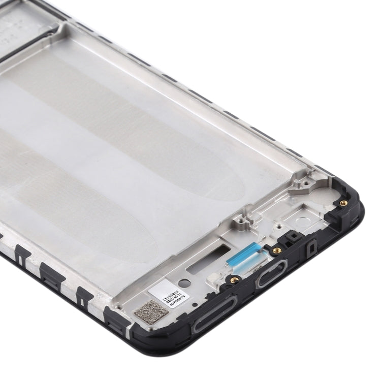 Plaque de cadre LCD du boîtier avant pour Xiaomi Redmi Note 9 / Redmi 10X 4G (Noir)