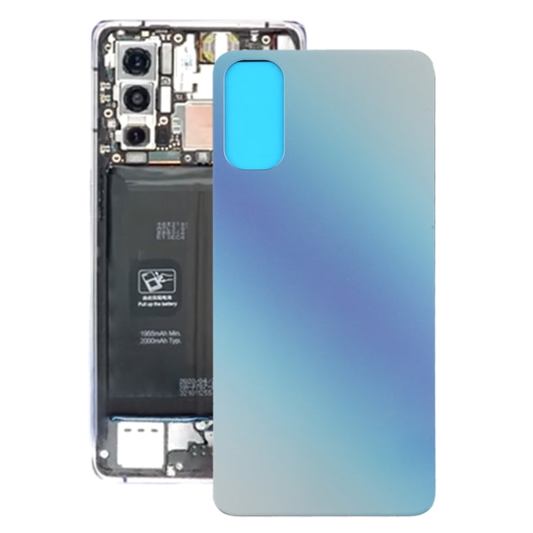Cache batterie arrière pour Oppo Reno 4 5G (Bleu)