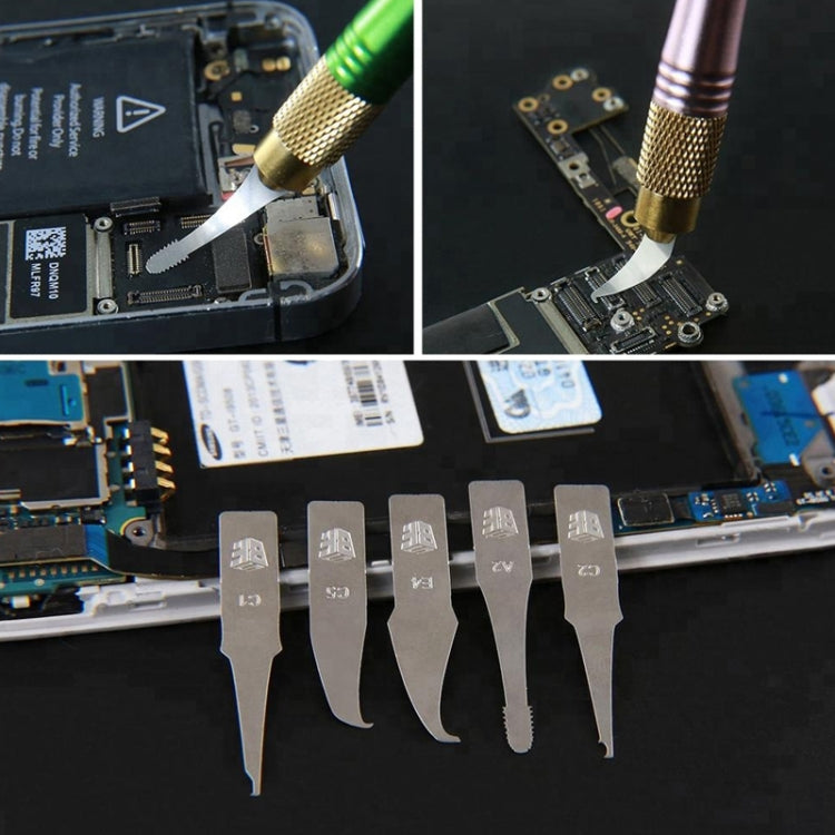 BEST-69A 27 outils de réparation de CPU de couteau de coupe PCS/Set