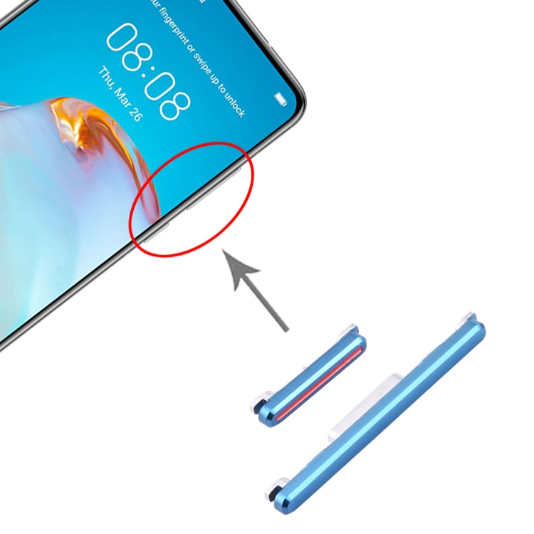 Power Button and Volume Control Button for Huawei P40 (Blue)