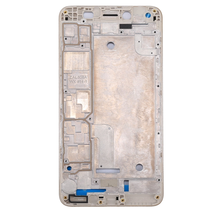 Huawei Honor 5 / Y5 II Carcasa Frontal Marco LCD Placa de Bisel (Dorado)