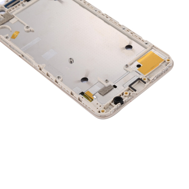 Huawei Y6 / Honor 4A Carcasa Frontal Marco LCD Placa de Bisel (Dorado)