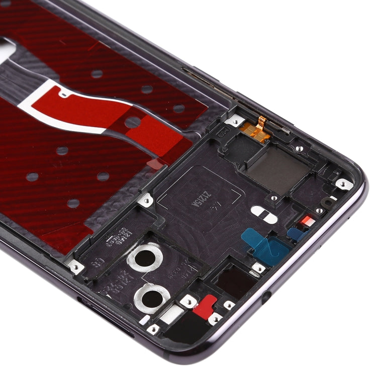 Plaque frontale du cadre LCD du boîtier avec touches latérales pour Huawei Nova 4 (gris)