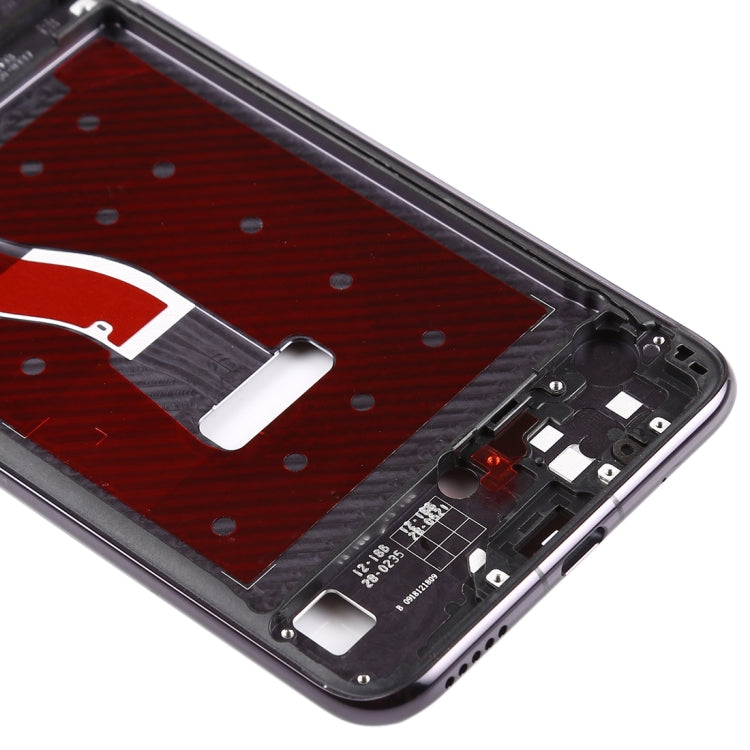 Placa de Bisel de Marco LCD de Carcasa Frontal con Teclas Laterales Para Huawei Nova 4 (Gris)