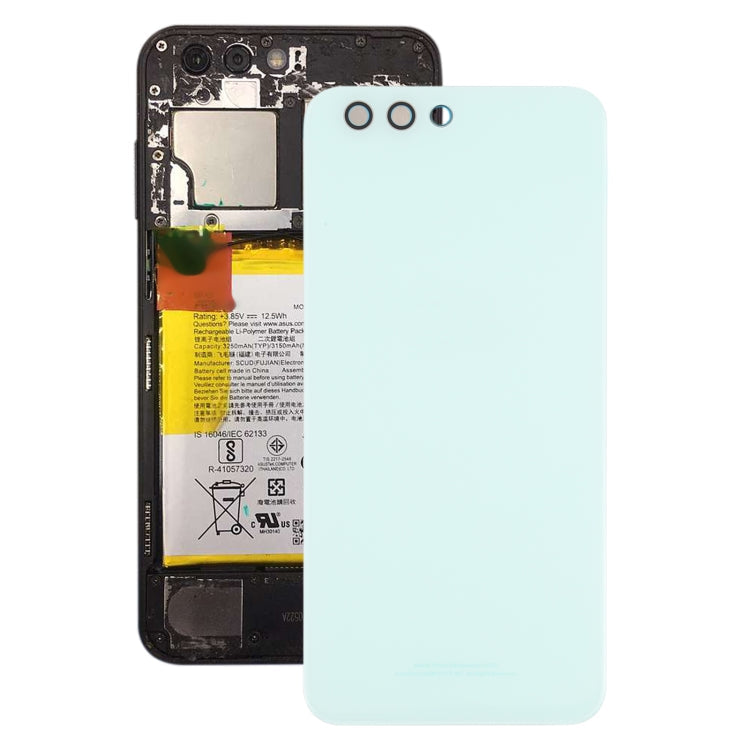 Battery Back Cover with Camera Lens and Side Keys for Asus Zenfone 4 ze554kl (Green)